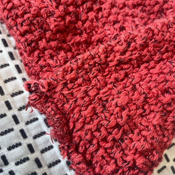 Willow Red Textured Sweater Jacket - Picture 5 of 6